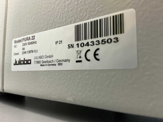 2022 julabo pura 22 waterbad - afbeelding 6 van  6