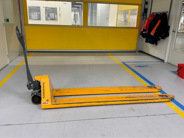 2022 jungheinrich am 30 xl hand hydraulische palletwagen - afbeelding 2 van  3