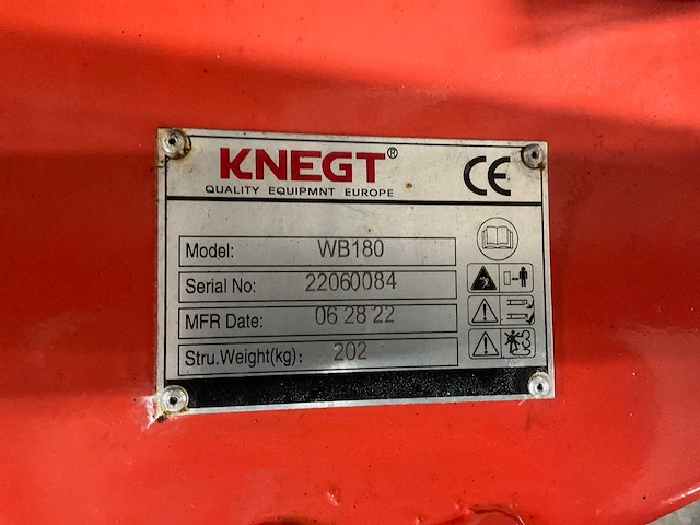 2022 knegt wb180 weilandbloter - afbeelding 6 van  6