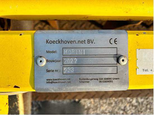 2022 koeckhoven moreni rotorkopeg zaaicombinatie - afbeelding 3 van  11