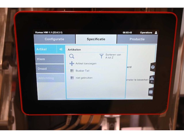 2022 komax delta 240 / mira 340 / ads 115 cable prepare combination set - afbeelding 17 van  22