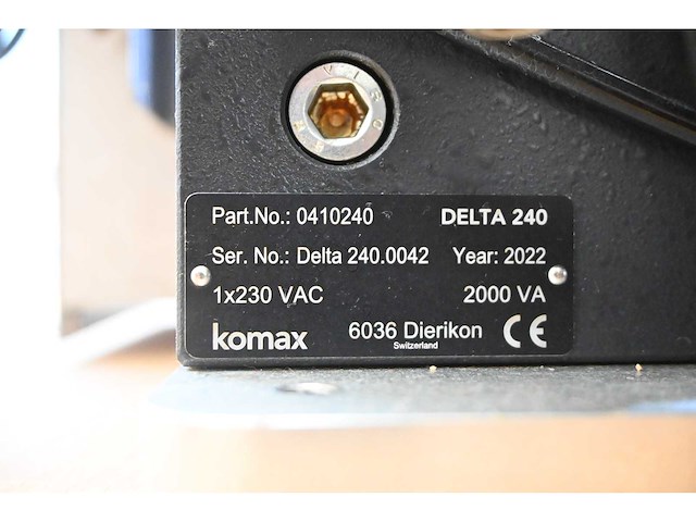 2022 komax delta 240 / mira 340 / ads 115 cable prepare combination set - afbeelding 20 van  22