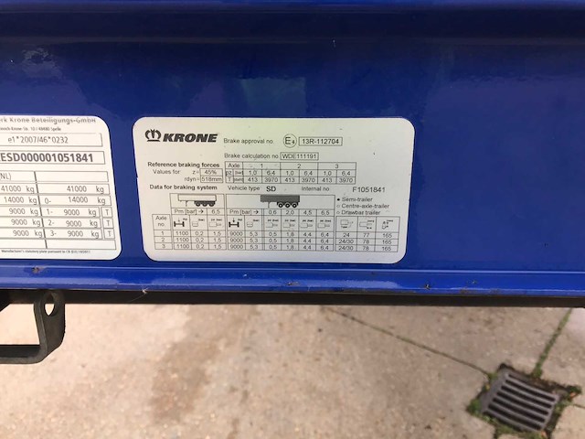 2022 krone sd oplegger - afbeelding 16 van  33