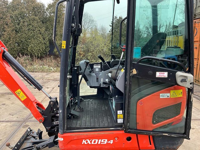 2022 kubota kx019-4 midigraafmachine cw 05 - afbeelding 10 van  33