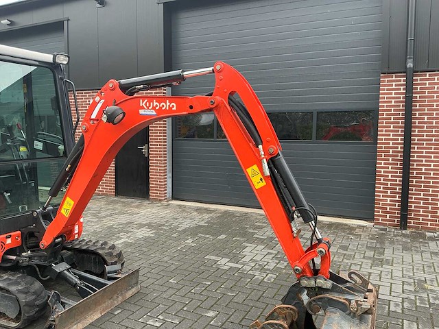 2022 kubota kx019-4 minigraafmachine - afbeelding 15 van  16