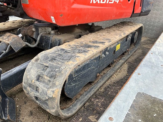 2022 kubota kx019 minigraafmachine met machinetransporter - afbeelding 18 van  19