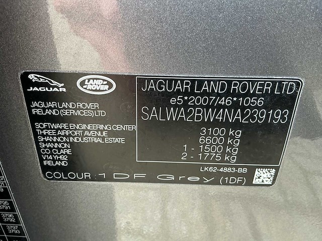 2022 land rover range rover sport hse l494 personenauto - afbeelding 32 van  41