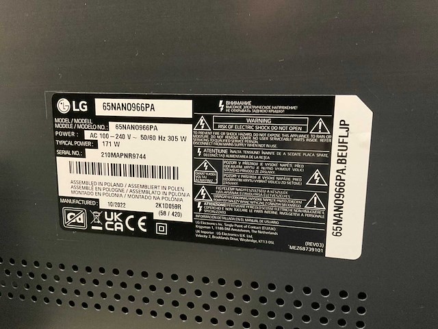 2022 lg 8k ultra hd 65nano966pa televisie - afbeelding 4 van  8
