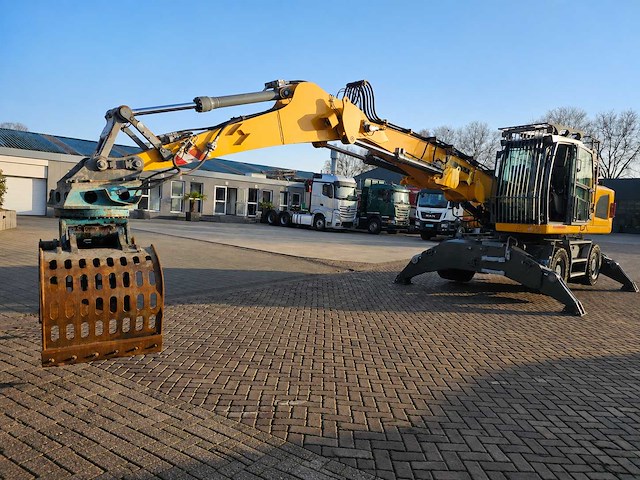2022 liebherr lh 22 m industry litronic gk9 mobiele overslagmachine met dehaco dsg1102 sorteergrijper - afbeelding 6 van  16