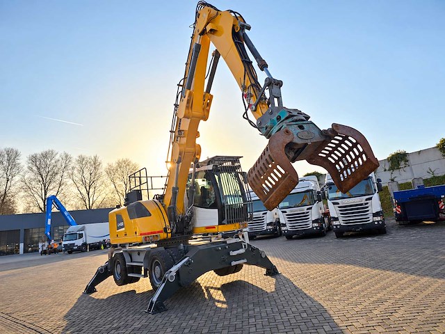 2022 liebherr lh 22 m industry litronic gk9 mobiele overslagmachine met dehaco dsg1102 sorteergrijper - afbeelding 14 van  16