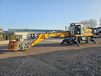 2022 liebherr lh 22 m industry litronic gk9 mobiele overslagmachine met dehaco dsg1102 sorteergrijper - afbeelding 3 van  4