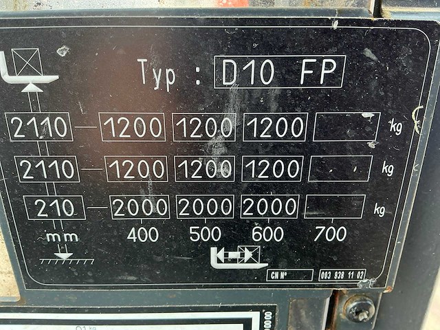 2022 linde d10fp stapelaar - afbeelding 5 van  14