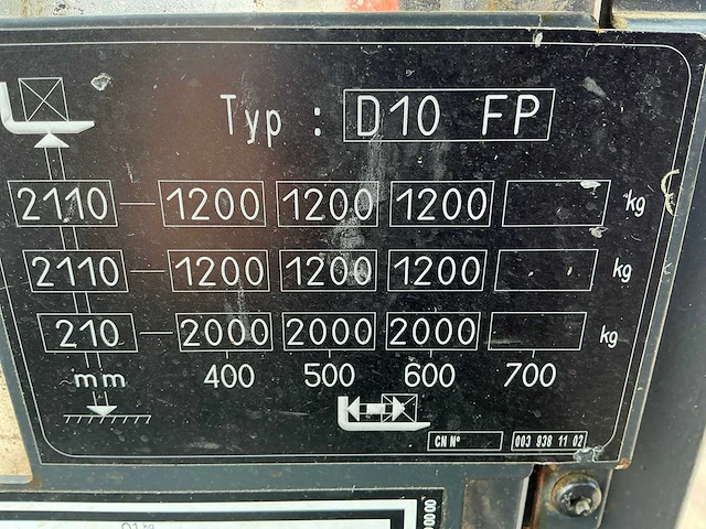 2022 linde d10fp stapelaar - afbeelding 5 van  14