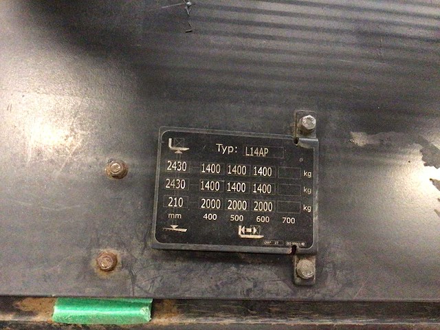 2022 linde l14ap stapelaar - afbeelding 2 van  11
