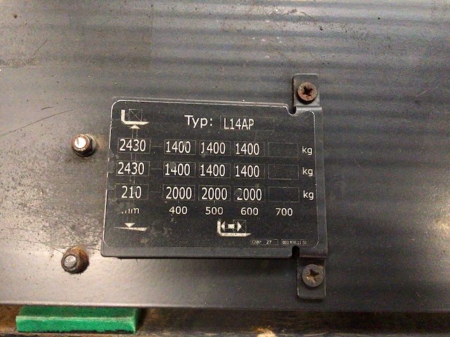 2022 linde l14ap stapelaar - afbeelding 10 van  10