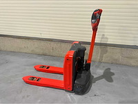 2022 linde mt 15 1500kg interne lader elektrische palletwagen - afbeelding 6 van  12