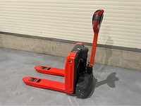 2022 linde mt 15 1500kg interne lader elektrische palletwagen - afbeelding 4 van  8