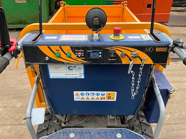 2022 lumag md-800e elektrische rupsdumper - afbeelding 9 van  11