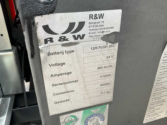 2022 maclean buster1300te zelfrijdende veegmachine - afbeelding 8 van  17