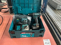 2022 makita ddf482rtj schroef/ boormachine - afbeelding 2 van  9