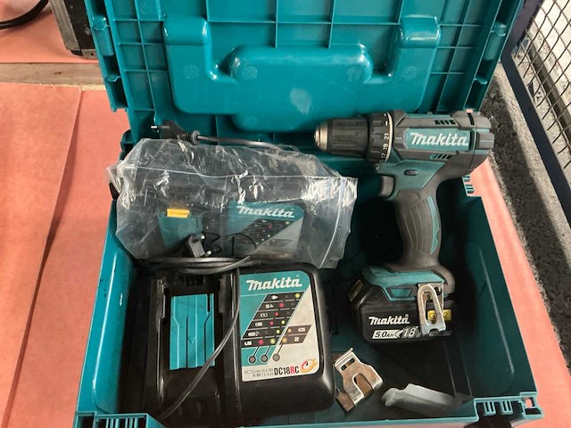 2022 makita ddf482rtj schroef/ boormachine - afbeelding 3 van  9