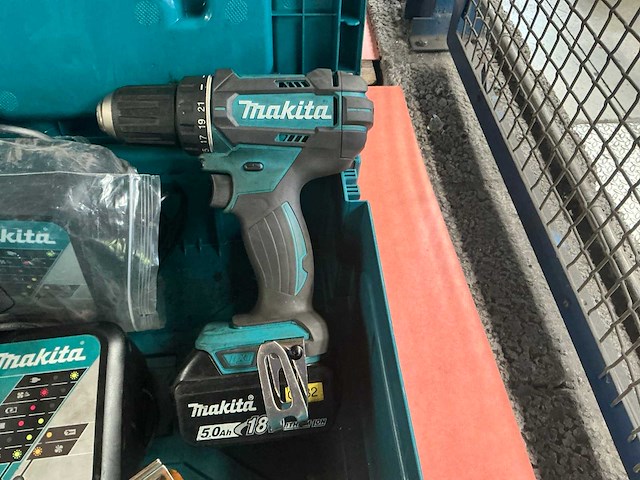 2022 makita ddf482rtj schroef/ boormachine - afbeelding 4 van  9