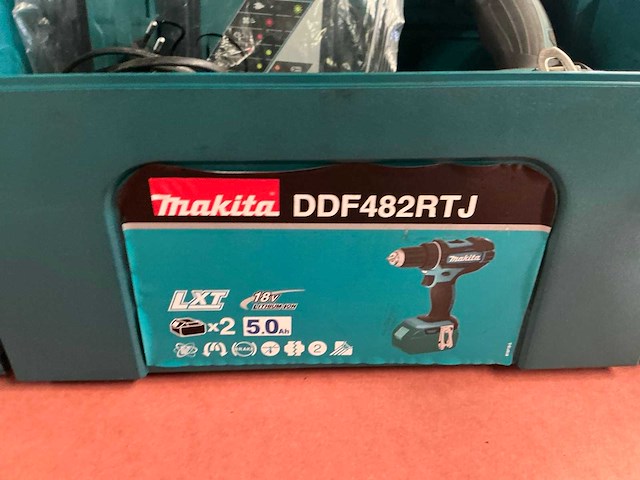 2022 makita ddf482rtj schroef/ boormachine - afbeelding 7 van  9