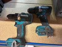 2022 makita ddf484 schroefboormachine (2x) - afbeelding 1 van  4