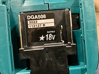 2022 makita dga 508 haakse slijpmachine - afbeelding 4 van  6