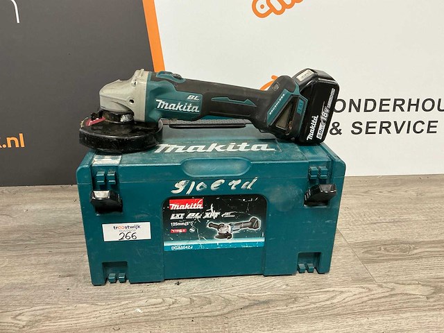 2022 makita dga504 haakse slijpmachine - afbeelding 2 van  5