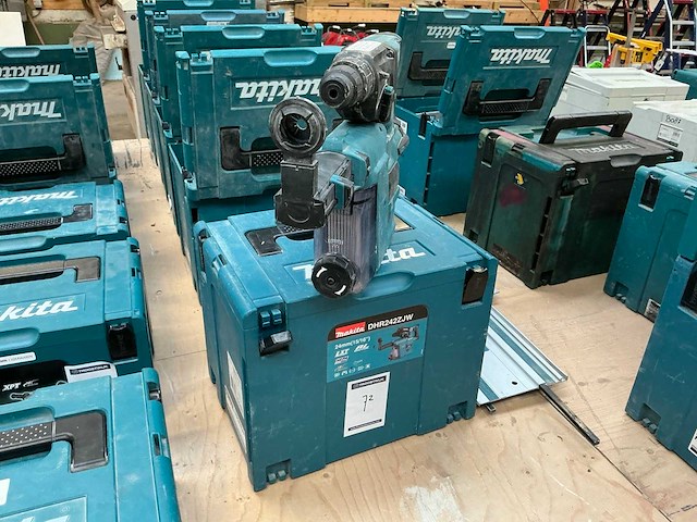 2022 makita dhr242 combihamer met stofafzuiging - afbeelding 1 van  3