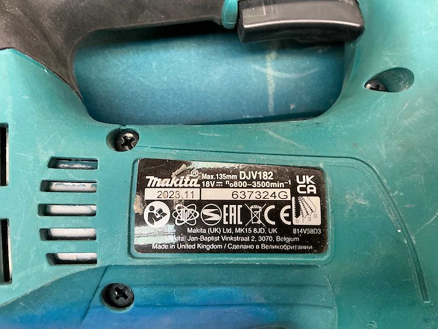2022 makita djv181/djv182 decoupeerzaag (2x) - afbeelding 4 van  4