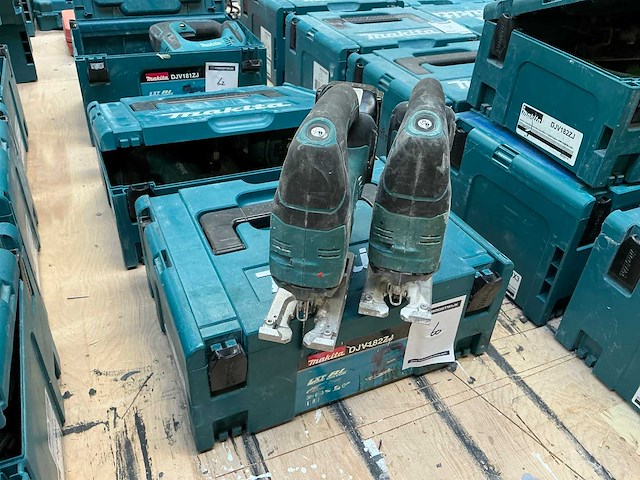 2022 makita djv182 decoupeerzaag (2x) - afbeelding 1 van  3