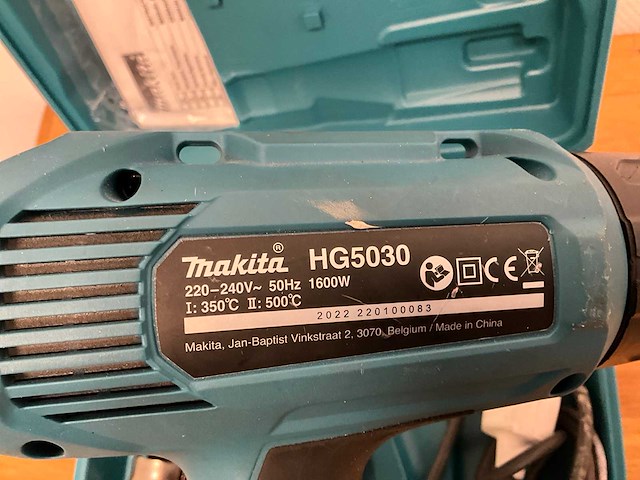 2022 makita hg 5030 heteluchtpistool - afbeelding 3 van  3