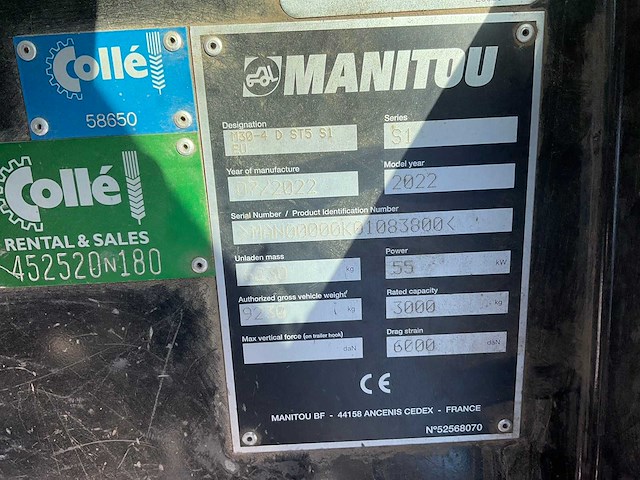 2022 manitou s1 vorkheftruck - afbeelding 17 van  27
