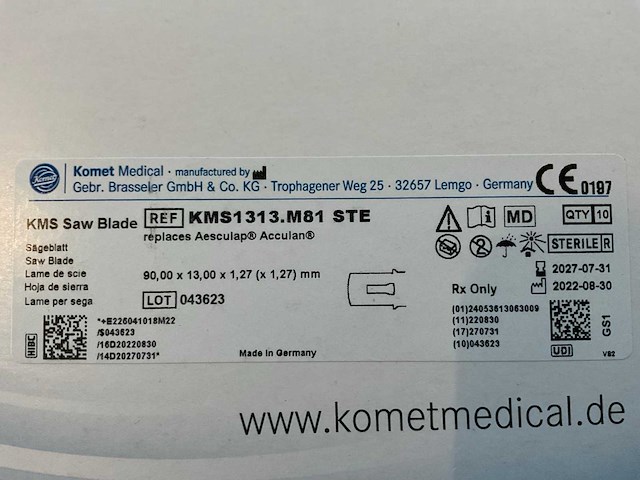 2022 medenvoy switzerland kms1313.m81 ste oscillerend zaagblad (80) - afbeelding 3 van  4