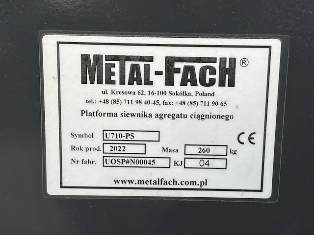 2022 metal-fach u710 schijveneg / schijvencultivator - 6 m. - afbeelding 29 van  44