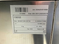 2022 metos bear bin 350 c300-vm1700 ijsblokjesmachine met opslagbunker - afbeelding 4 van  7