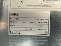 2022 metos bear bin 350 c300-vm1700 ijsblokjesmachine met opslagbunker - afbeelding 7 van  7