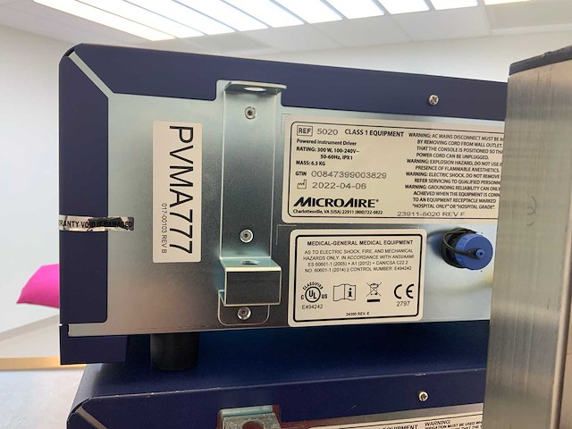 2022 microaire 5020 instrumenten bedieningsconsole - afbeelding 4 van  7
