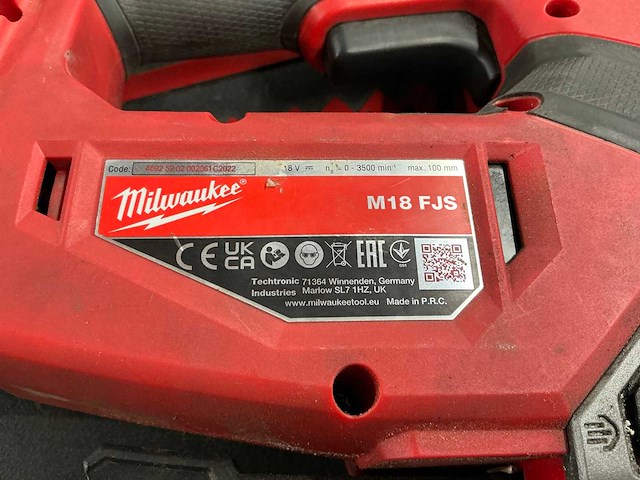 2022 milwaukee m18 fjs decoupeerzaag - afbeelding 1 van  2