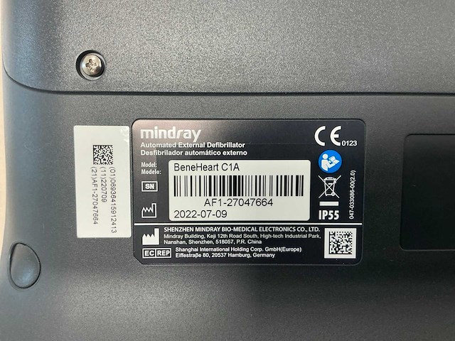 2022 mindray beneheart c1a defibrillator - afbeelding 4 van  4
