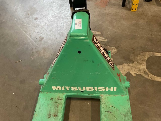 2022 mitsubishi me25mptp hand hydraulische palletwagen - afbeelding 3 van  5