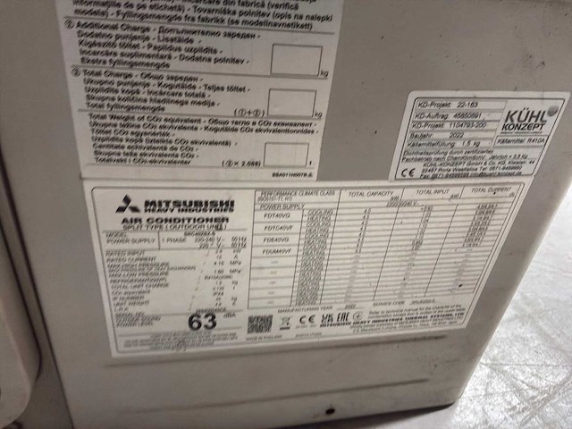 2022 mitsubishi src40zsx-s airconditioning - afbeelding 4 van  4