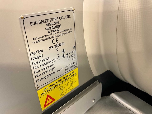 2022 nimarine mx300 rib boot - afbeelding 8 van  8