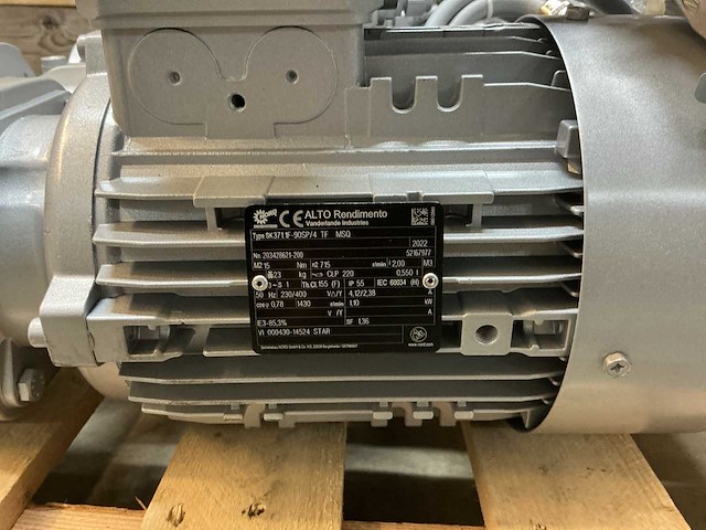 2022 nord drivesystems elektromotor 1,1kw (4x) - afbeelding 4 van  5