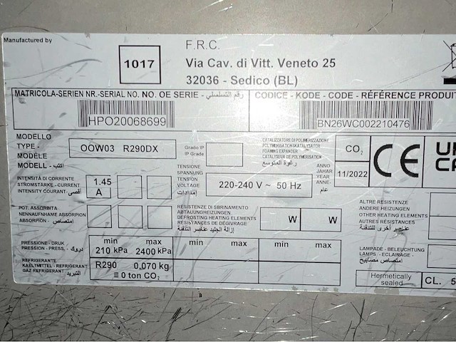 2022 olis oow03 koelwerkbank - afbeelding 4 van  8