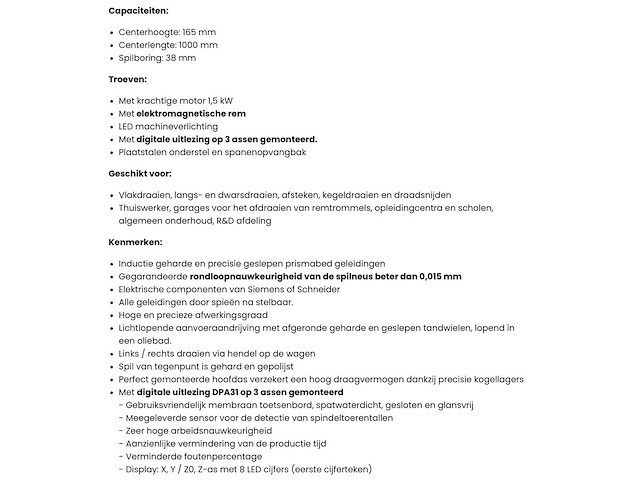 2022 optiturn tm3310d horizontale draaibank - afbeelding 15 van  23