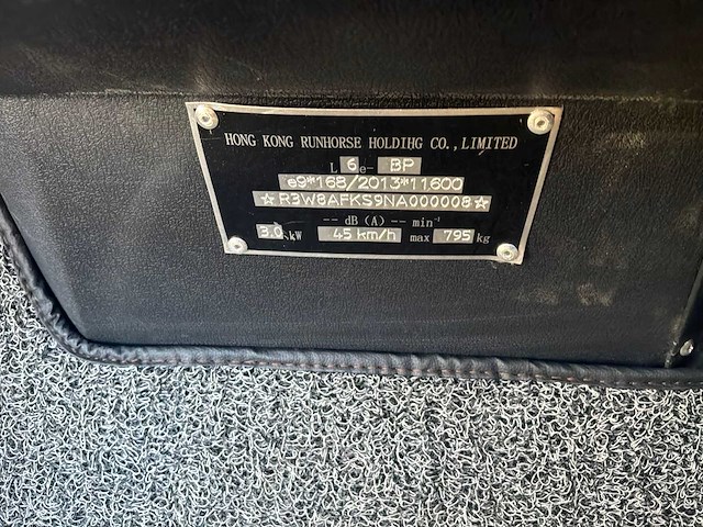 2022 pacta cars pickup s elektrische bezorgautoauto - afbeelding 21 van  22