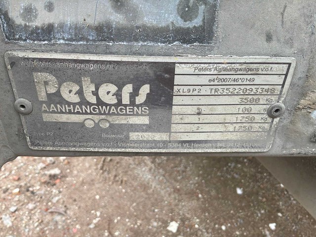 2022 peters machinetransporter - afbeelding 5 van  13